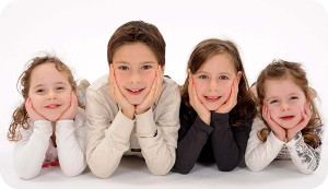 smiling kids rounded